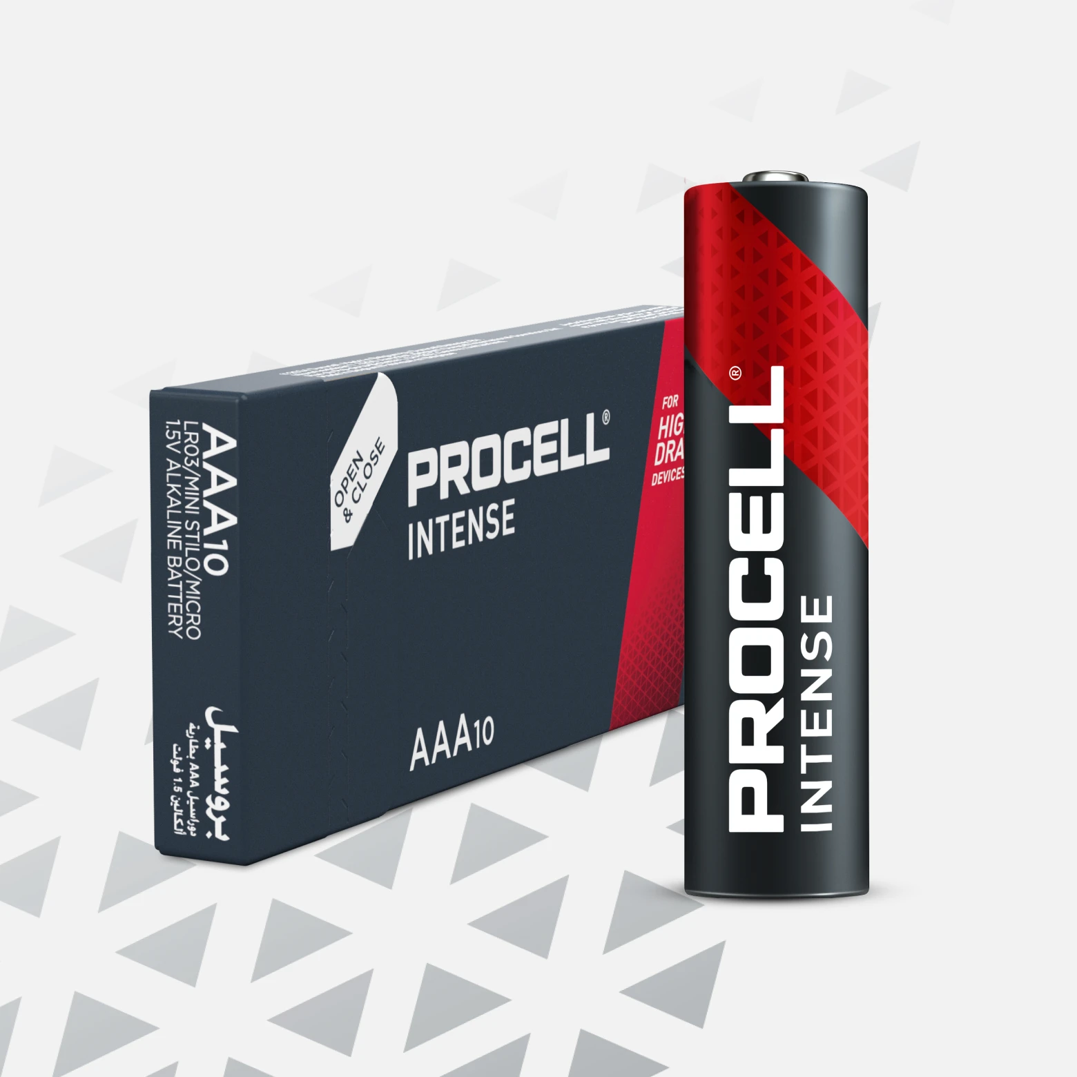 Duracell Procell Intense AAA 1,5V Batterie /10 Stk.